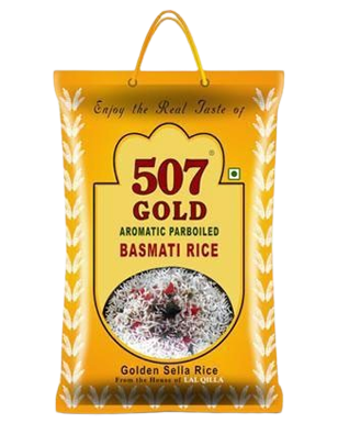507 Gold Aromatic Parboiled Basmati Rice 5KG